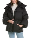 Mackage Black Leone Down Jacket In Black