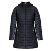 Michael Kors Hooded Down Packable Jacket Coat With Removable Hood In Black In Black