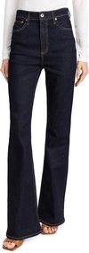 Rag & Bone Nina High-rise Flared Jeans In Blue
