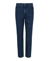 Off-white Low-rise Cropped Straight-leg Jeans In Blue