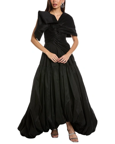 Rachel Gilbert Riccardo Gown In Black