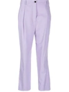 Karl Lagerfeld Tailored Pants Woman Pants Lilac Size 6 Polyester, Wool In 066