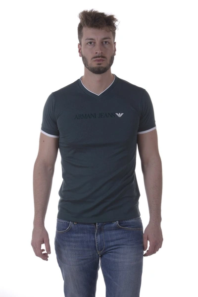 Armani Jeans Topwear In Green