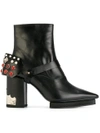 TOGA embellished heel boots,FTGPWJ8780900912215478