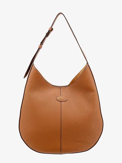 Tod's Dbs Leather Shoulder Bag In Brown