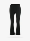 Courrèges Tailored Bootcut Pants In Technical Jersey In Black