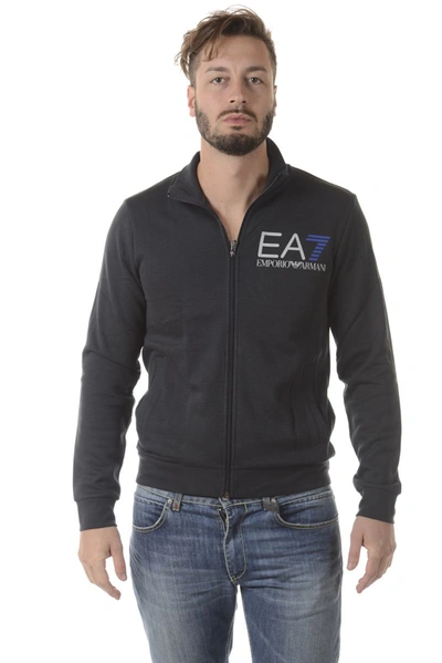 Ea7 Emporio Armani  Sweatshirt Hoodie In Blue