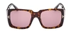 Tom Ford Ryder-02 W Ft1035 52y Square Sunglasses In Violet