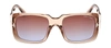 Tom Ford Ryder-02 W Ft1035 45f Square Sunglasses In Brown