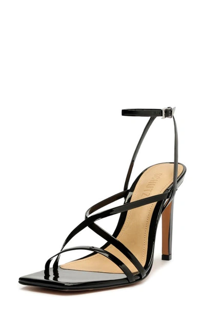 Schutz Bari Ankle Strap Sandal In Black