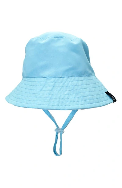 Feather 4 Arrow Babies' Sun's Out Reversible Bucket Hat In Crystal Blue/ White