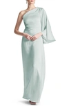 SACHIN & BABI KEELY ONE-SHOULDER GOWN