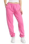 The Mayfair Group Empathy Always Embroidered Sweatpants In Pink