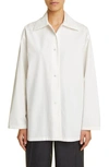 THE ROW RIGEL OVERSIZE COTTON BUTTON-UP SHIRT