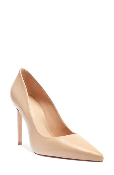 Schutz Lou Pump In Honey Beige