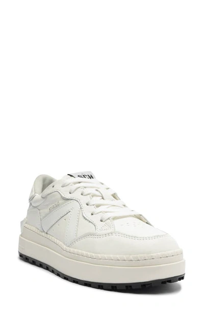 Schutz Leather Low-top Trainers In White