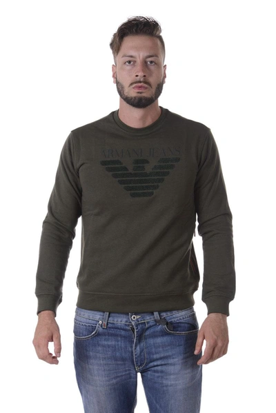Armani Jeans Sweatshirt Hoodie In Green