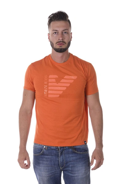 Armani Jeans Aj Topwear In Orange