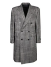 Tagliatore Flap-pocketed Double-breasted Coat In Black