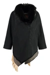 Bazar Deluxe Women's Canvas Parka In Black
