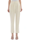 Iro Nahima High-waisted Pants In Beige
