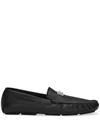 Dolce & Gabbana Flat Loafers Shoes In Black