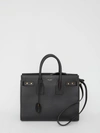 Saint Laurent Sac De Jour Small Leather Top-handle Bag In Black