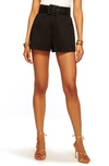 Ramy Brook Kasey Belted Mini Short In Black