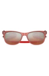 Ray Ban Ray-ban Kids' Junior Wayfarer 50mm Gradient Square Sunglasses In Opal Red