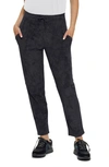 Hue Women's Faux-suede Drawstring Jogger Pants In Black