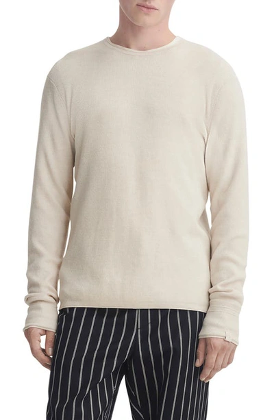 Rag & Bone Martin Slim-fit Merino Wool-blend Jumper In Ivory