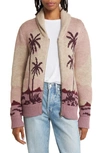 Faherty Beach Cardigan In Sunset Palm