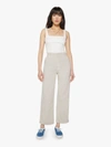 Mother The Major Zip Ankle Oat Oatmeal Pants In Brown