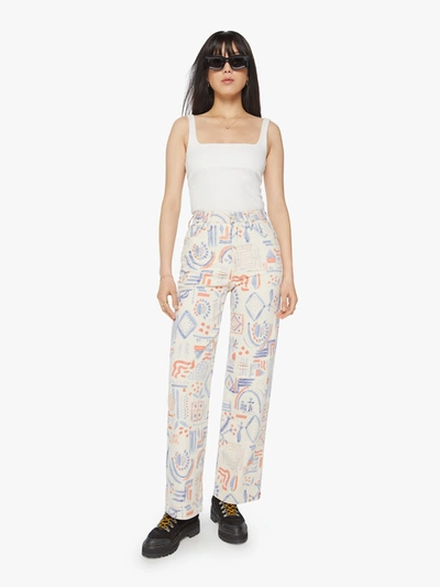 Mother The Maven Skimp Scandifornia Pants In White