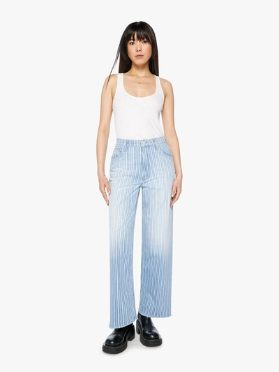 Mother High Waisted Spinner Zip Skimp Lined Up Jeans In White