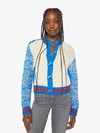 MOTHER THE GOOD SPORT CARDIGAN FROSTED SWEATER (ALSO IN S, M,L, XL)