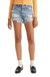 Levi's® 501® Original Ripped Cutoff Denim Shorts In Camp Point