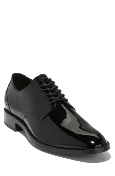 Cole Haan Men's Hawthorne Plain Toe Oxford Dress Shoes Men's Shoes In Black Patent / Black