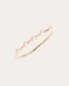 POPPY FINCH WOMEN'S FIVE DIAMOND STACKING RING