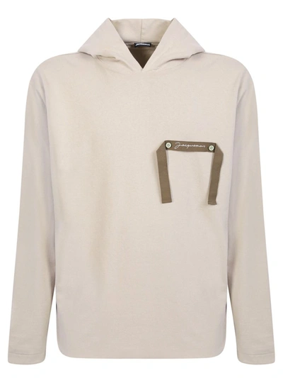 Jacquemus Le Sweatshirt Desenho In Neutrals