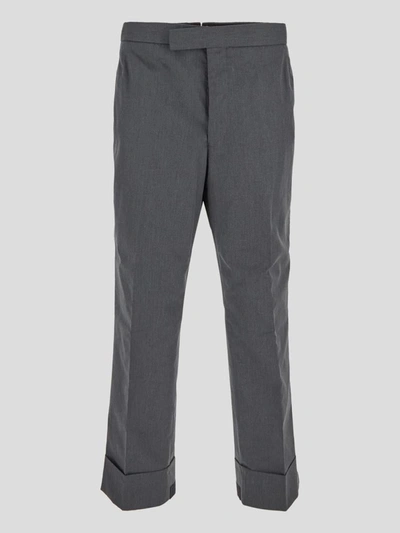 Thom Browne Thome Trousers In Grey