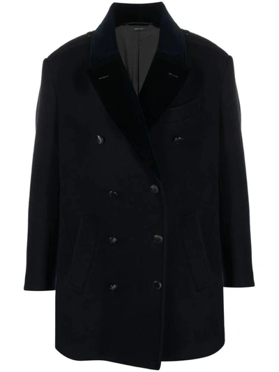 Tom Ford Coat Clothing In Blue
