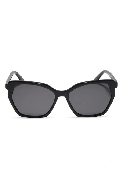 Diff Vera 55mm Square Sunglasses In Grey