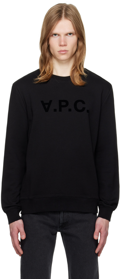 Apc Black Vpc Sweatshirt In Lzz Black