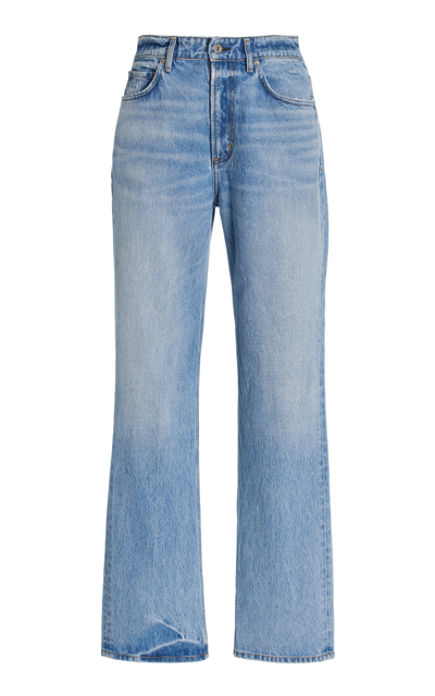 Citizens Of Humanity Zurie Stretch High-rise Straight-leg Jeans In Light Wash