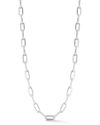 Sphera Milano Silver Bold Knife Edge Paperclip Necklace