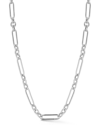 Sphera Milano Silver Twist Figaro Necklace