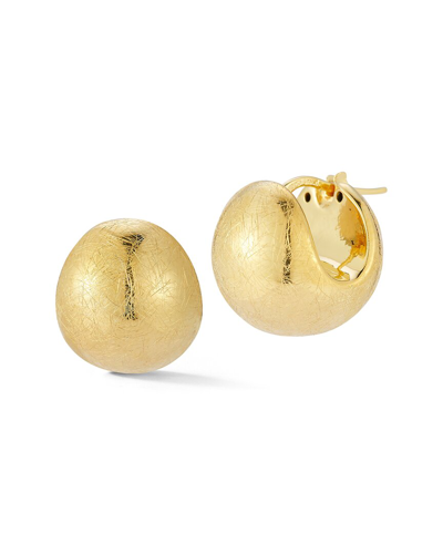 Sphera Milano 14k Over Silver Hollow Chunky Hoops In Gold