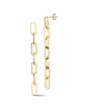 Sphera Milano 14k Over Silver Cz 7-link Drop Earrings