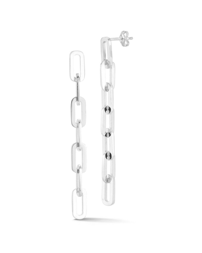 Sphera Milano Silver 7-link Drop Earrings In Metallic
